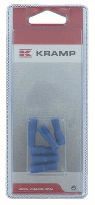 Pièces agricoles - Eclairage - Connecteur Bullet femelle bleu Ø5mm - 1,5-2,5mm² (6)