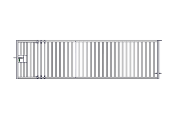 Accessoires et options matériel  - Matériel d'élevage - autre - PACK DE 6 PORTES CHEVRE EXTENSIBLE BARREAUDEE DE 4M/4.30M