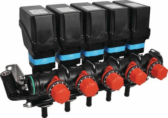 Pièces agricoles - Pièce Pulvérisateur - Bloc distrib. 5TB à fourches