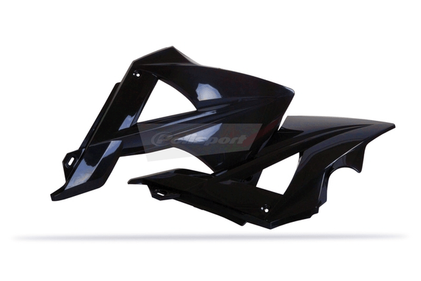 Pièces Quad & Motos - Plastiques - Ouïes de radiateur POLISPORT noir Gas Gas