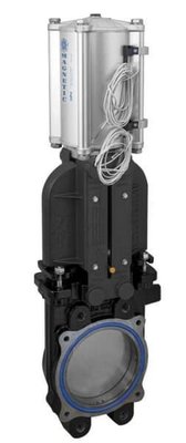 Pièces agricoles - Hydraulique - Vanne à guillotine 8" GLADIO pneumatique avec capteurs
