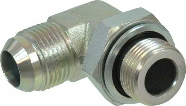 Pièces agricoles - Hydraulique - Raccord coudé 1-1/16JICx1/2BSP