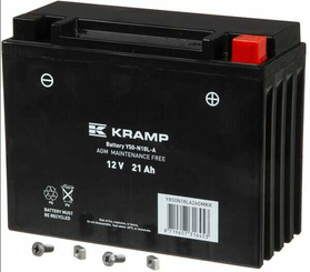 Pièces agricoles - Eclairage - Batterie 12V 21Ah 350A Kramp