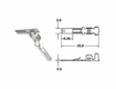 Cosse mâle série 110 ML BIHR Ø0,85mm²/1,25mm² - 50pcs