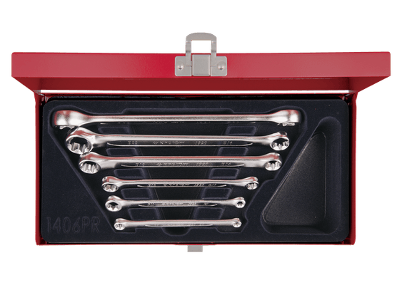 Outils - Outils divers - Coffret de 6 clés polygonales droites Torx E6 à E24