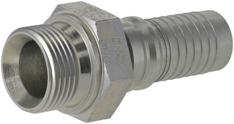 Pièces agricoles - Hydraulique - Raccord à sertir 4SH-DN25-1" BSP