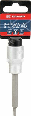 Outils - Outils divers - Douille de tournevis longue 1/2" Hex 4 mm