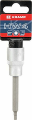 Outils - Outils divers - Douille de tournevis longue 1/2" Hex 4 mm