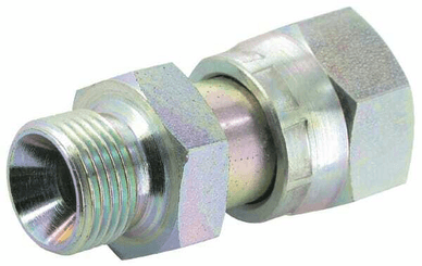 Pièces agricoles - Hydraulique - Nipple M/Fm 3/8" BSP x 13/16"