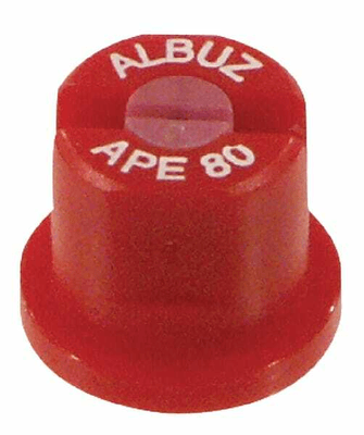 Pièces agricoles - Pièce Pulvérisateur - Buse à jet plat APE 80° rouge céramique Albuz