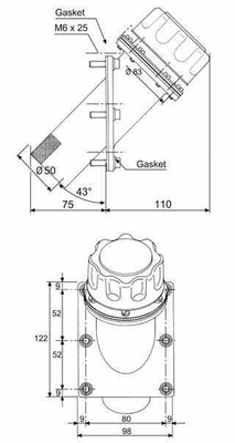 Pièces agricoles - Hydraulique - Bouchon de rempl. réserv.