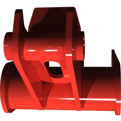 Pièces agricoles - Pièce divers - Bras oscillant soudé-peint-