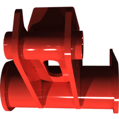 Pièces agricoles - Pièce divers - Bras oscillant soudé-peint-