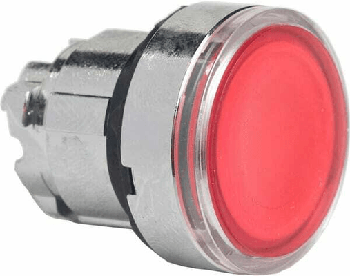 Pièces agricoles - Electricité - Bouton sign. rouge, arrêt