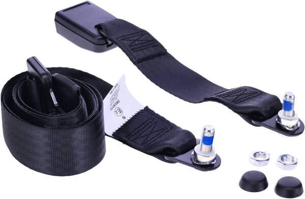 Pièces agricoles - Pièce divers - Ceinture de sécurité noire statique 2 points