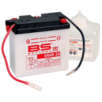 Pièces Quad & Motos - Electrique - Batterie BS BATTERY conventionnelle avec pack acide - 6N4B-2A
