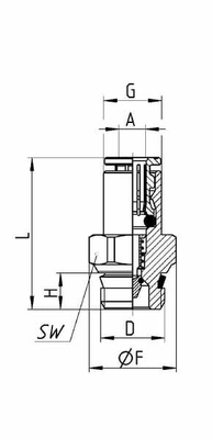 Pièces agricoles - Pièce pneumatique - Accouplement rapide femelle