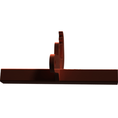 Pièces agricoles - Pièce divers - tube de retenue soudé -peint-