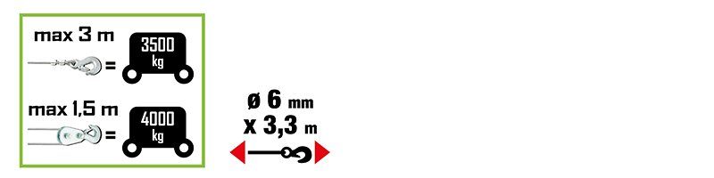 Materiels - Treuil - TIRE-FORT 4 TONNES