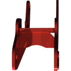 Pièces agricoles - Pièce divers - Cadre soudée avec bride -peinte-