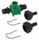 Débitmètre avec turbine 1/4" 1-20 l/min