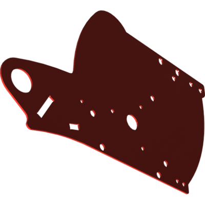 Pièces agricoles - Pièce divers - Bride peinte en feuille