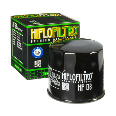 Pièces Quad & Motos - Moteur - Filtre à huile HIFLOFILTRO Noir brillant - HF138