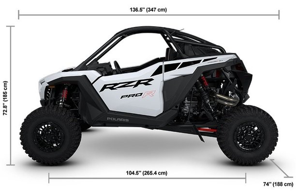 Materiels - Quad - transporteur - RZR Pro R Ultimate - White Crystal (US spec)