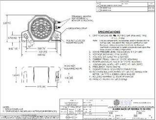 Pièces agricoles - Eclairage - Alarme de secours 102 dB 12/24V