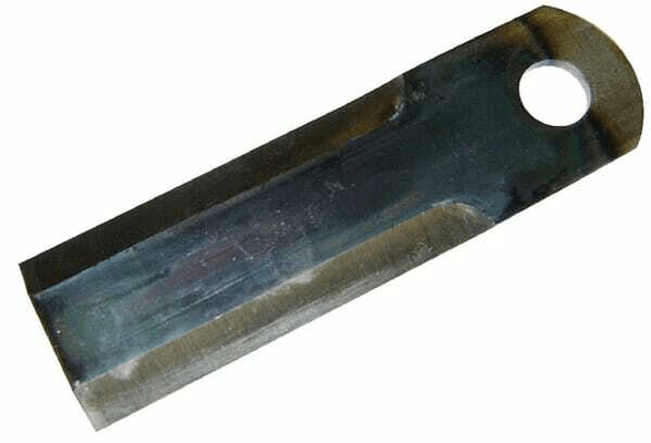Pièces agricoles - Moissonneuses - Couteau de broyeur de paille 175x50x4,5 mm Ø 20 mm