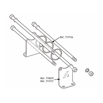 Pièces agricoles - Hydraulique - KIT ASSEMBLAGE 1V (VANNE 473)