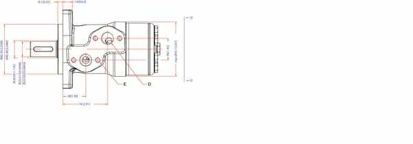 Pièces agricoles - Hydraulique - Moteur Orbit , Cardan Ø25,WDH