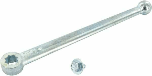 Pièces agricoles - Hydraulique - Levier SW9 aluminium droit