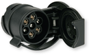 Adaptateur mini 12V 13/7 pôles, Type N (par 1)
