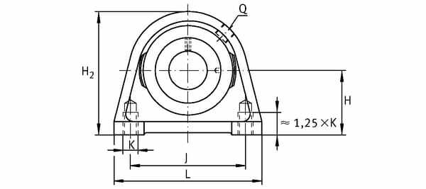 Pièces agricoles - Roulements - Corps de palier