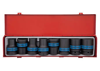 Outils - Outils divers - Coffret de douilles 1" choc fine 8 pièces