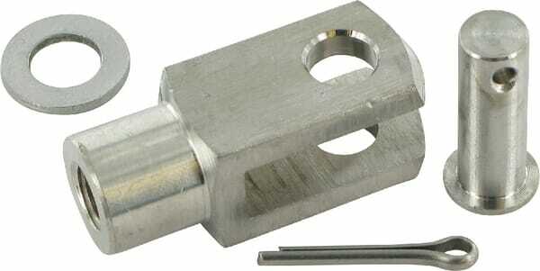 Pièces agricoles - Pièce pneumatique - Chape M6 inox