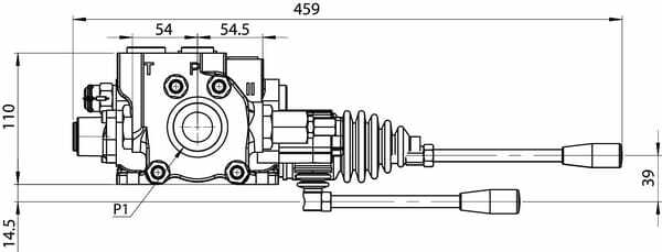 Pièces agricoles - Hydraulique - Vanne sections 8 sections