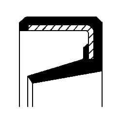 Pièces agricoles - Tracteur pièce adaptable - Joint BAJ 68x55x9 88NBR