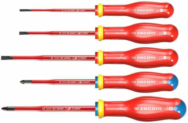 Outils - Outils divers - Jeu de 5 tournevis