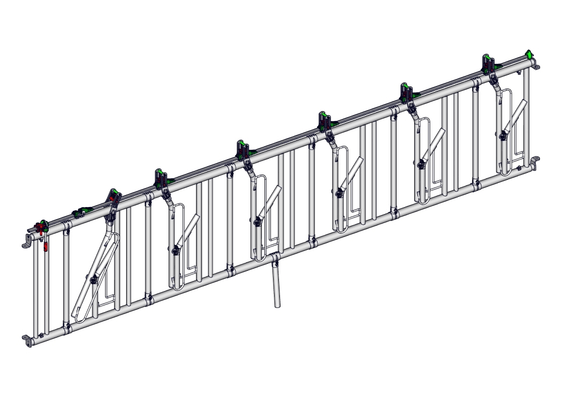 Materiels - Cornadis - PACK DE 6 PANNEAUX AXIAL II REG DE 6P./5M L.4.70M