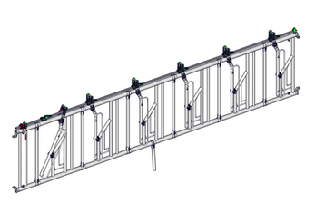 Materiels - Cornadis - PACK DE 6 PANNEAUX AXIAL II REG DE 6P./5M L.4.70M