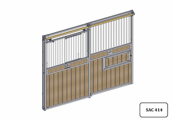 Accessoires et options matériel  - Matériel d'élevage - autre - FACADE SULLY PORTILLON RESINE L.3M (fin de vie)