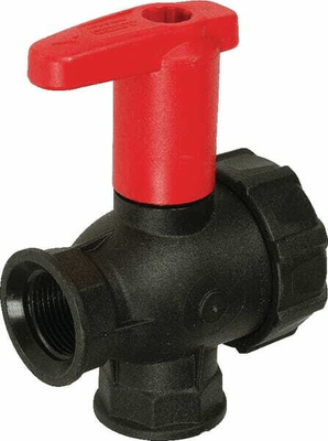 Pièces agricoles - Pièce Pulvérisateur - Vanne boiss.sph. 3/4" 3v.+ral.