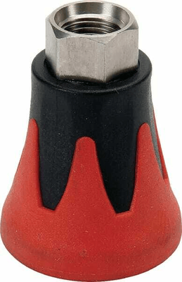 Pièces agricoles - Hydraulique - Protection de buse inox rouge