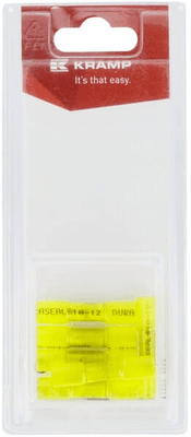 Pièces agricoles - Eclairage - Connecteur bout à bout, jaune 4,0-6,0 mm² (6)