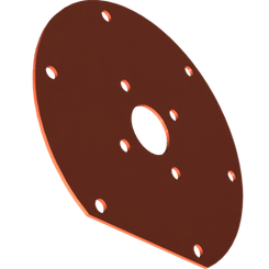 Pièces agricoles - Pièce divers - bride de moteur peinte-