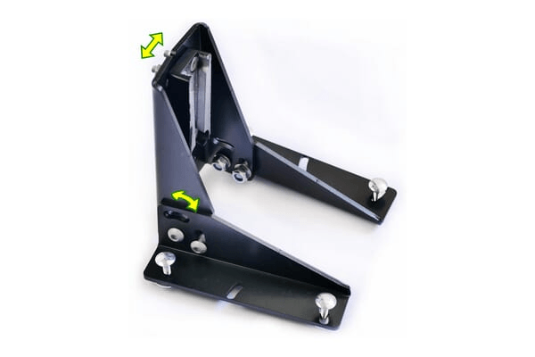 Pièces agricoles - Eclairage - Support de montage inclinable et angle de pivotement pour surfaces inclinées, changement rapide