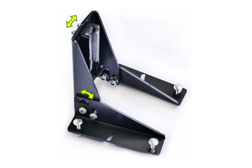 Pièces agricoles - Eclairage - Support de montage inclinable et angle de pivotement pour surfaces inclinées, changement rapide