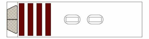 Pièces agricoles - Travail du sol - Soc 100x2 EA45/80 mm carbure